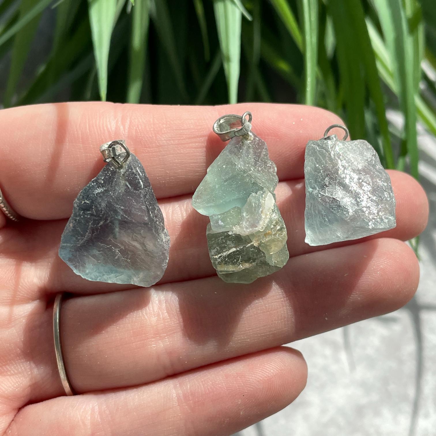 Rough Mini Pendant - Fluorite Rough Mini Pendant - Fluorite